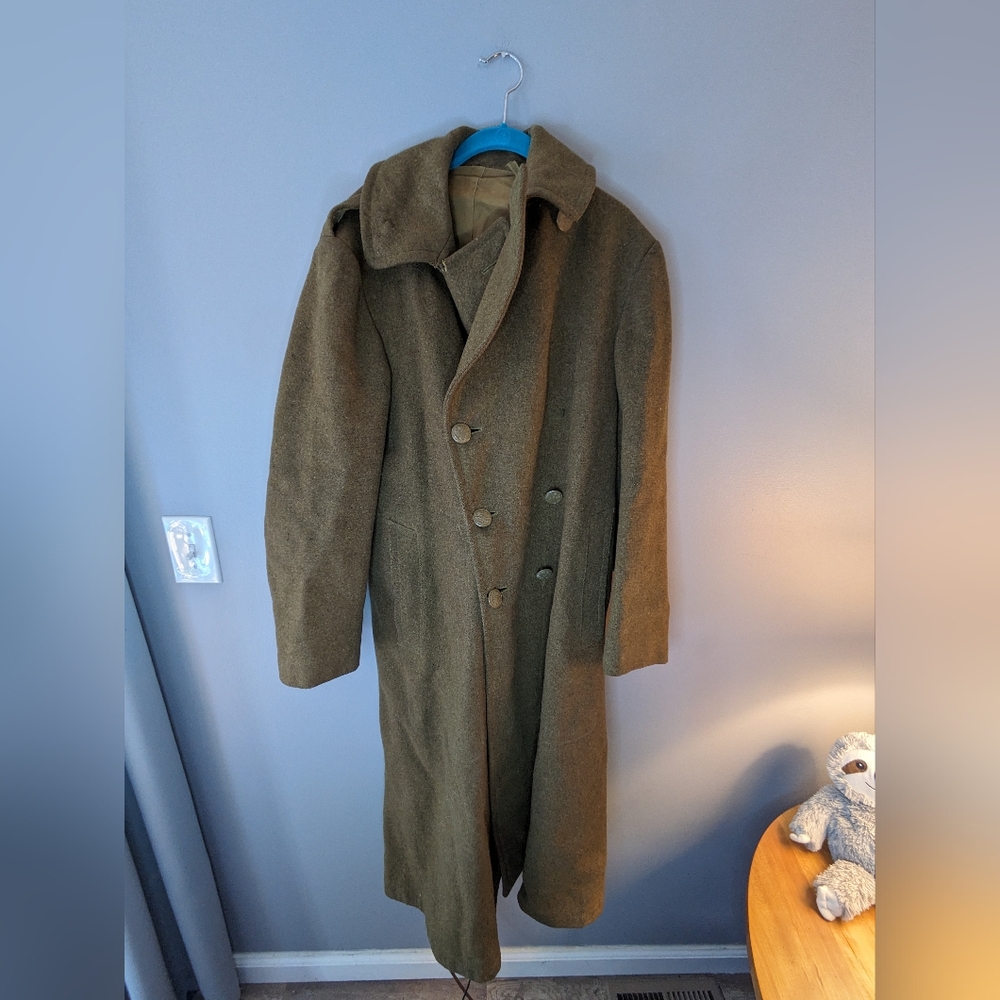 Army Coat Wool Large